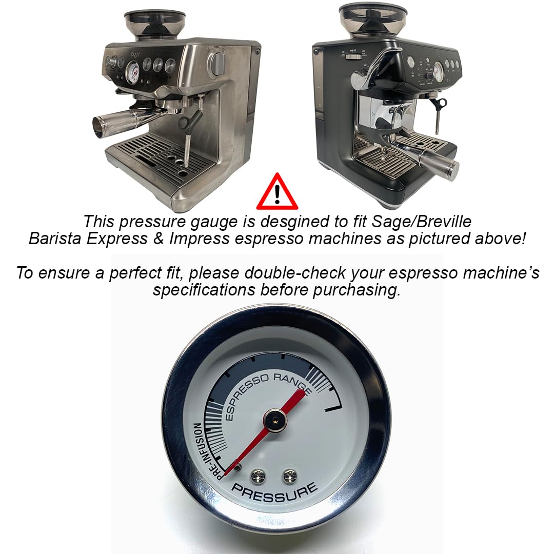 Replacement Pressure Gauge for Sage/Breville BES870 (for Barista Express & Impress)