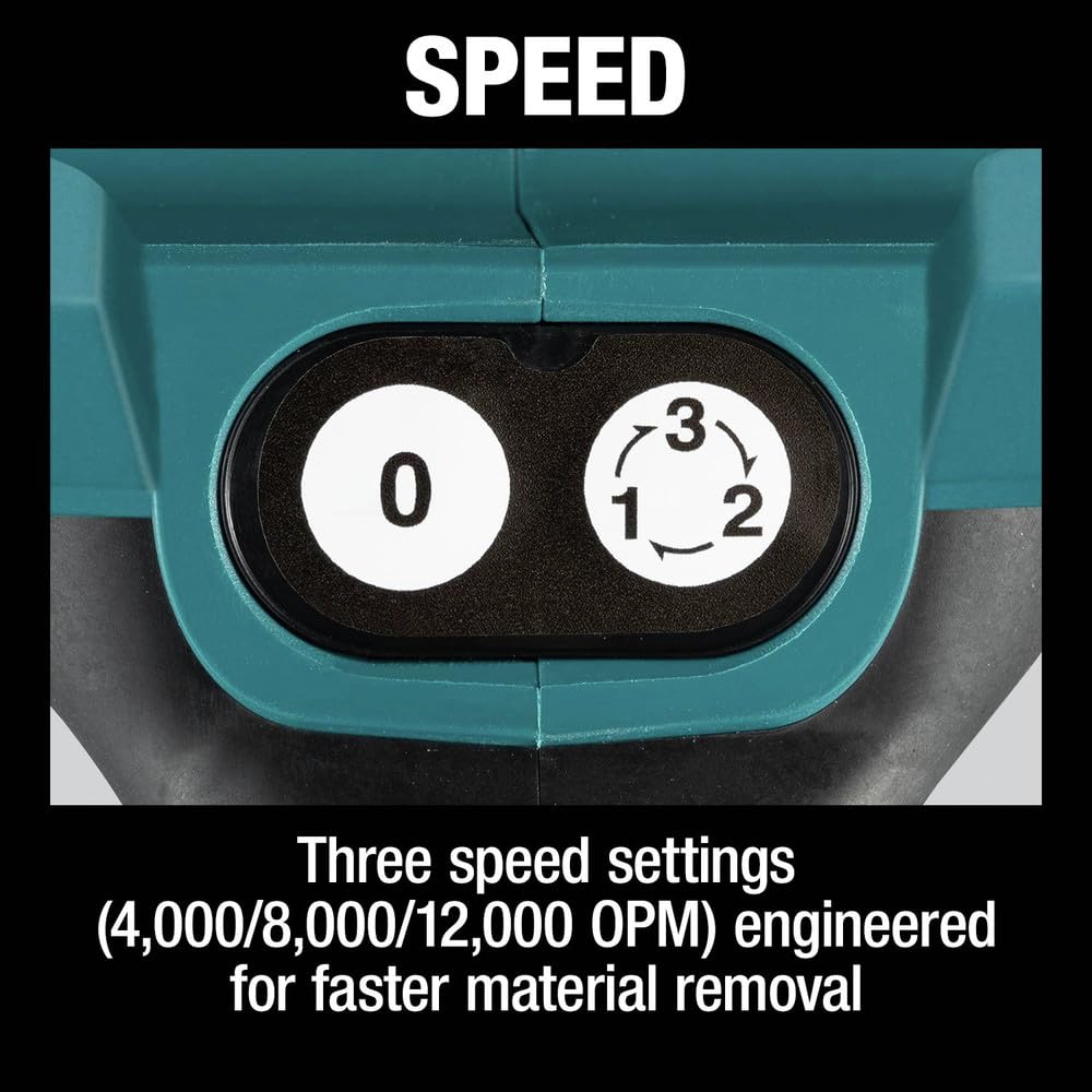 Makita XOB03Z 18V LXT® Lithium-Ion Brushless Cordless 1/3 Sheet Finishing Sander, AWS® Capable, Tool Only