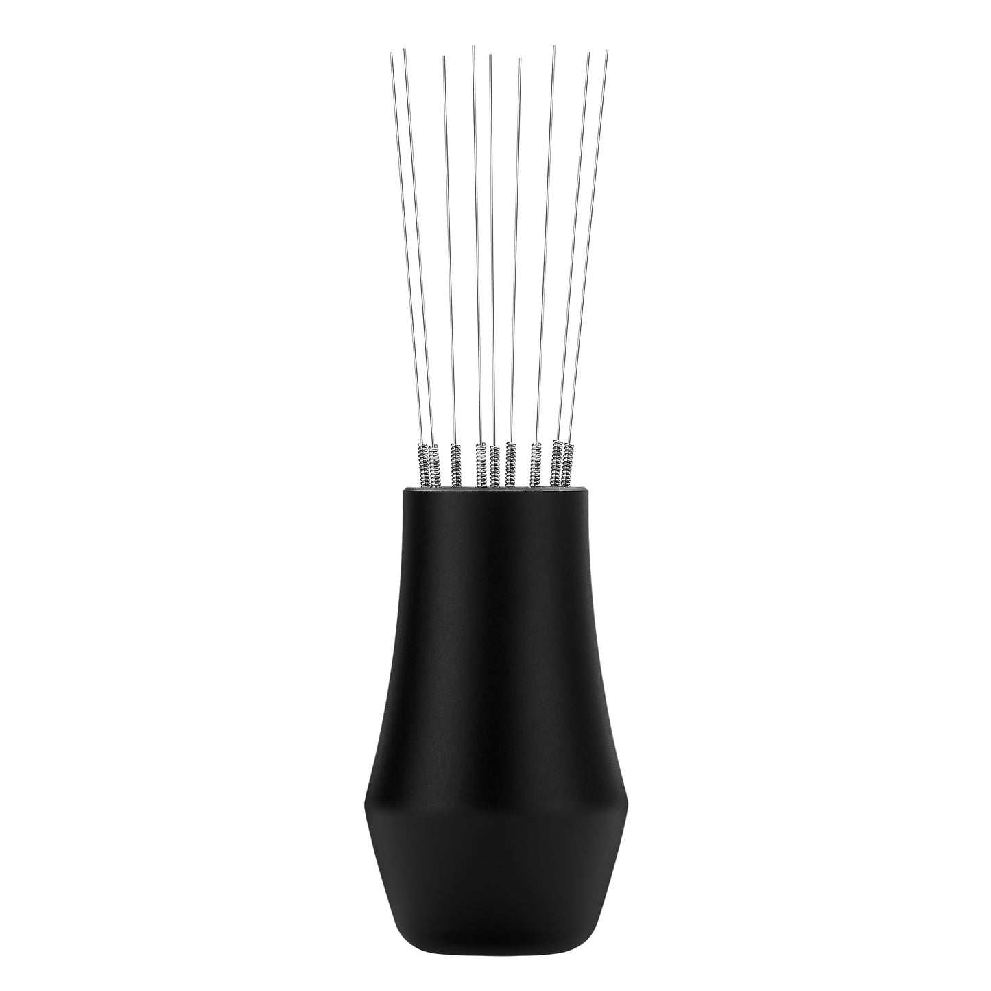 Normcore WDT Distribution Tool with Stand V3-9 Prong Needle Espresso Stirrer - 18 Needles 0.25mm / 0.3mm Thick Spring Wires - Weiss Distribution Technique - Anodized Aluminum Handle