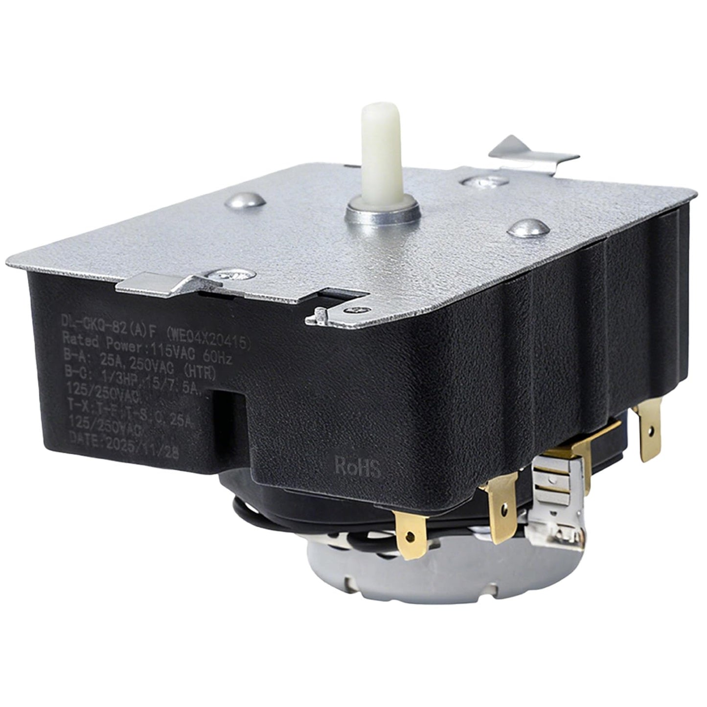 WE04X20415 TMD1CM11 234D1296P003 Dryer Timer, Compatible with GE/Hotpoint DBXR463GG7WW GTDP300GM1WS HTDX100GD6WW HTDX100GM8WW HTDX100GD4WW DHDSR46GG1WW DHDSR46GG7WW etc Models, 1-Year Warranty, OEM