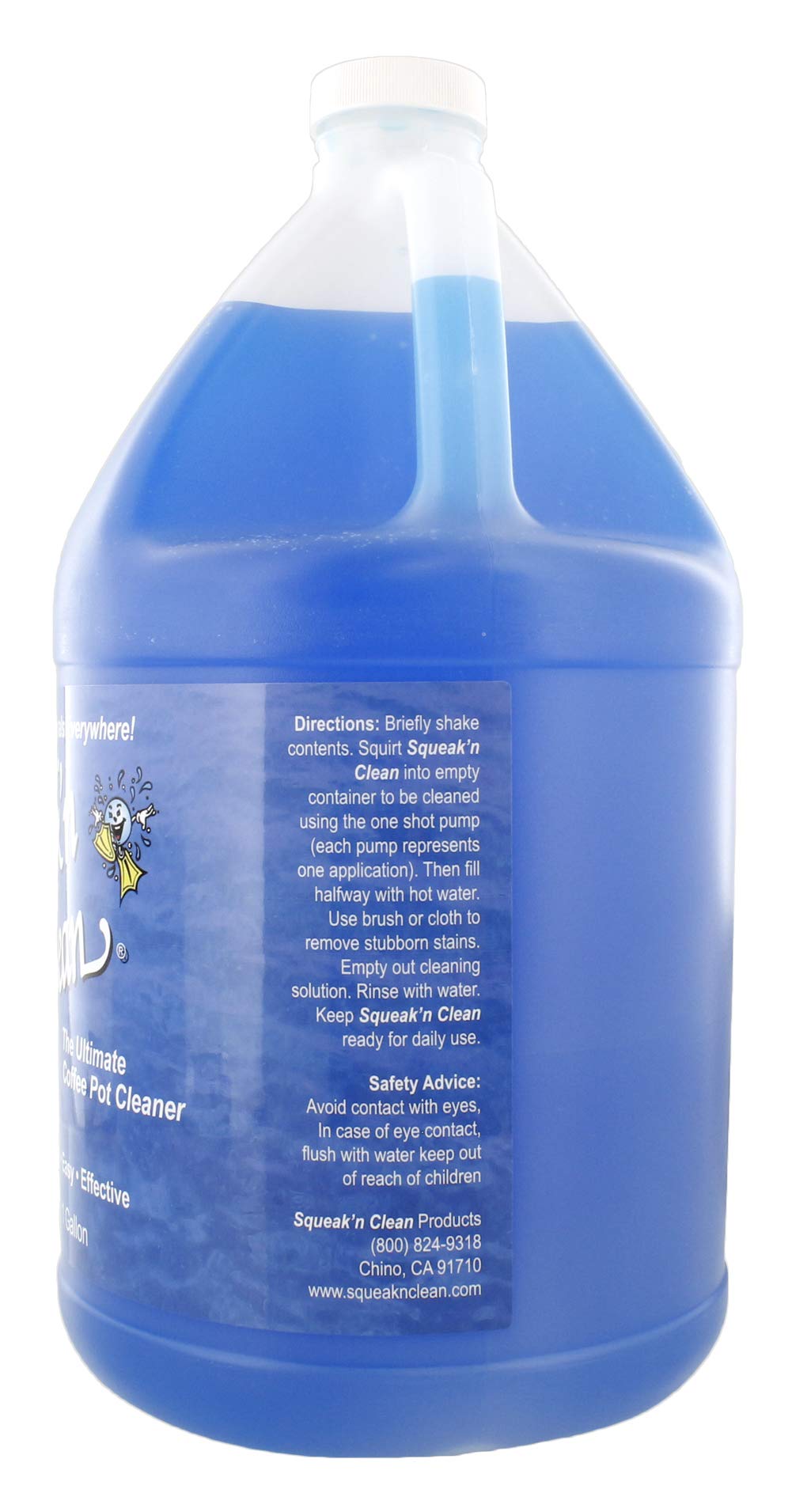 Concentrated Coffee Pot Cleaner/Food and Beverage Stain Remover - Over 20 Uses Per Bottle - Made in the USA, 1 Gallon