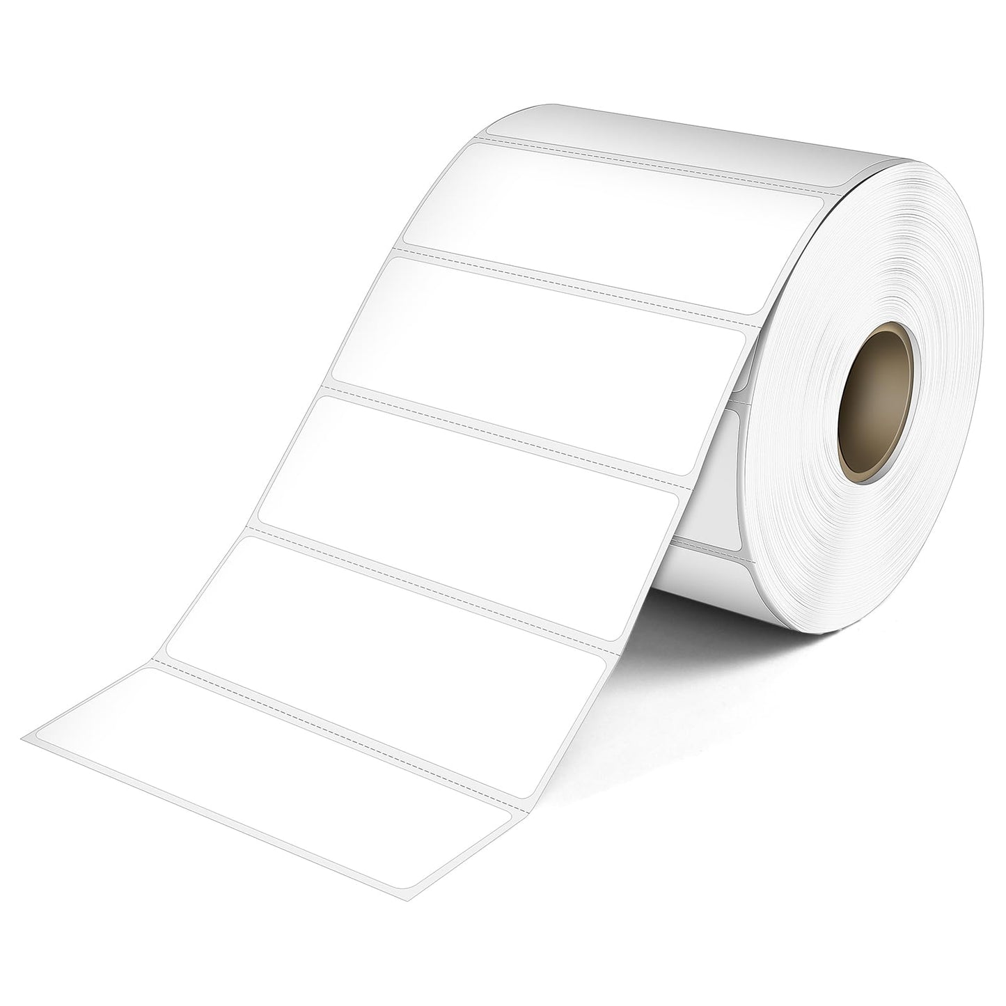 L LIKED 3" x 1" Direct Thermal Labels, Permanent Adhesive Barcode Shipping Label & Compatible with Rollo, Zebra and Other Desktop Printers (12 Rolls, 16800 Labels)