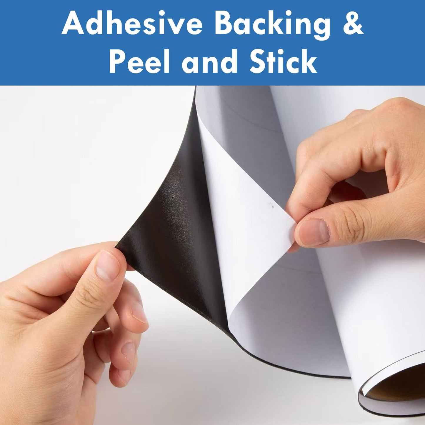 Magnetic Whiteboard Sticker - Adhesive Backing 40'' x 24'' Dry Erase Board for Wall Whiteboard Contact Paper for Kids Office Home Include Marker Magnet Eraser