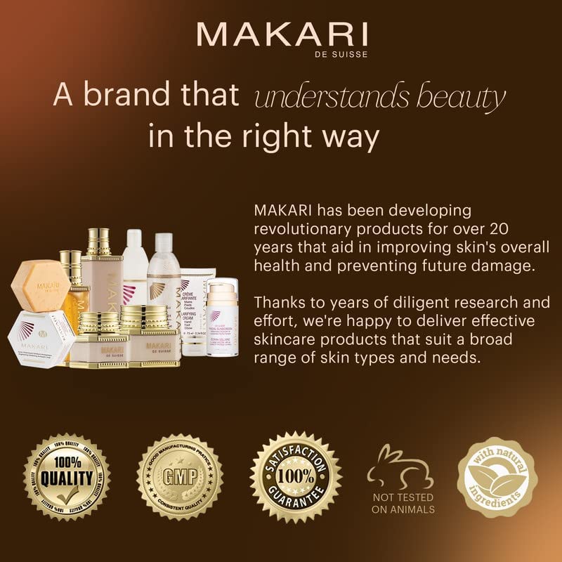 Makari Classic Skin Repairing and Clarifying Serum (1.35 fl oz) | Dark Spot Treatment Serum | Reuvenates Tone and Texture | Softens, Smoothens, and Brightens Skin | Recommended for All Skin Types