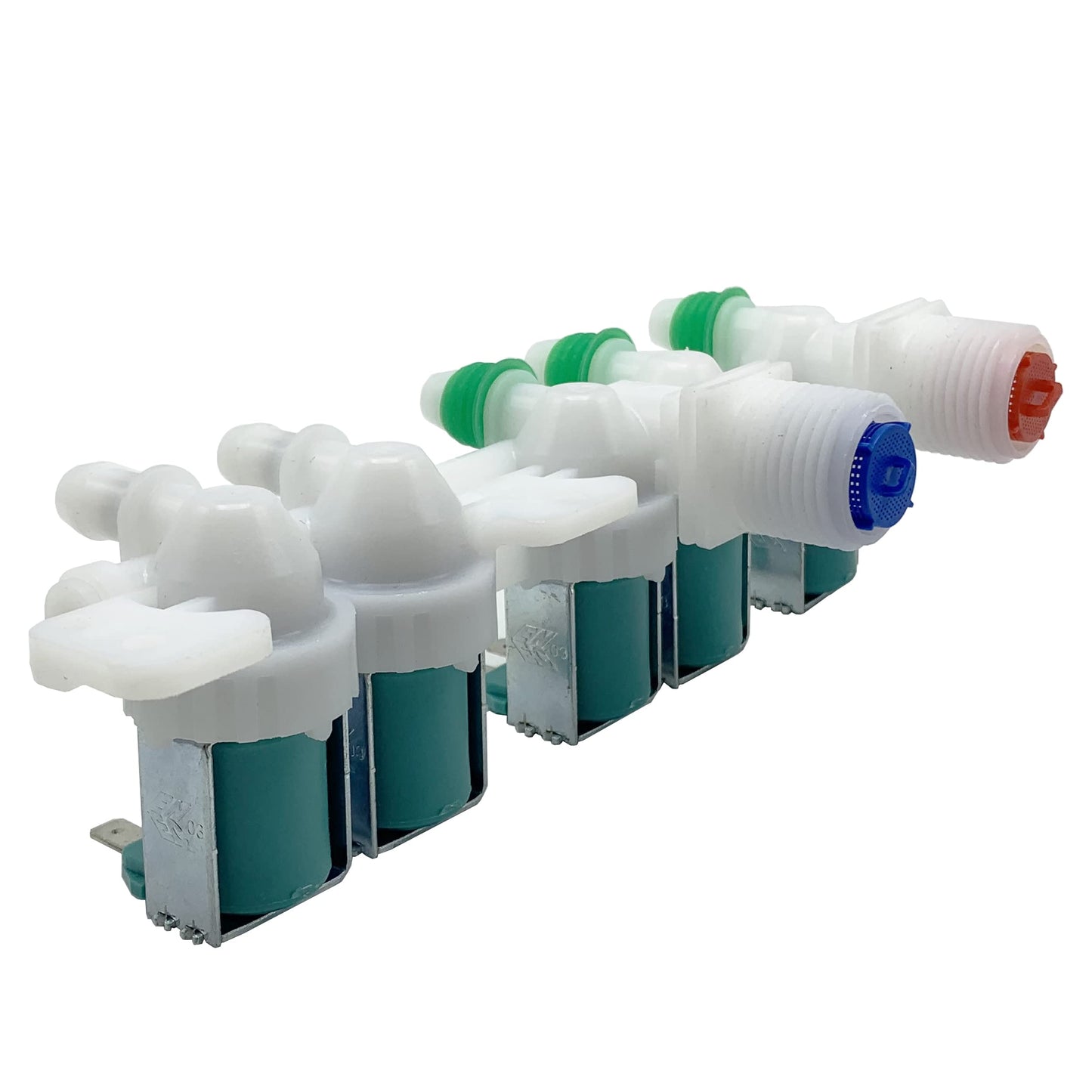 Washer Water Inlet Valve Assembly For Samsung WA48H7400AP/A2 WA48H7400AW/AA WA48H7400AW/A2 WA50F9A7DSP/A2 WA52M7750AV/A4 WA50K8600AV/A2 WA54M8750AV/A4 WA45H7200AW/A2 WA50F9A6DSW/A2 WA48J7700AW/A2