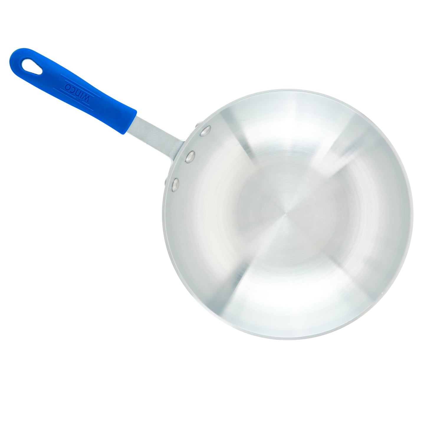Winco Aluminum Stir Fry Pan, 11-Inch,Silver