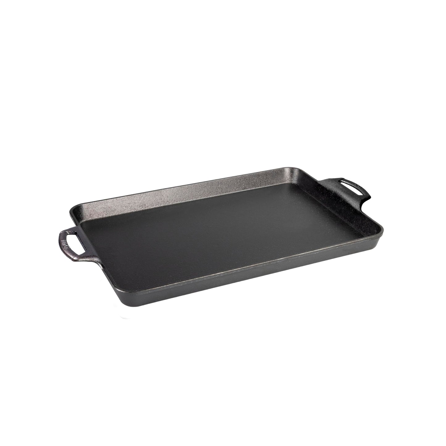 Lodge Seasoned Cast Iron Baking Pan - 15.5 Inches x 10.5 Inches - Heavy-Duty Rectangular Iron Bakeware with Dual Handles - Pre-Seasoned Oven Pan - Nonstick Baking Tray