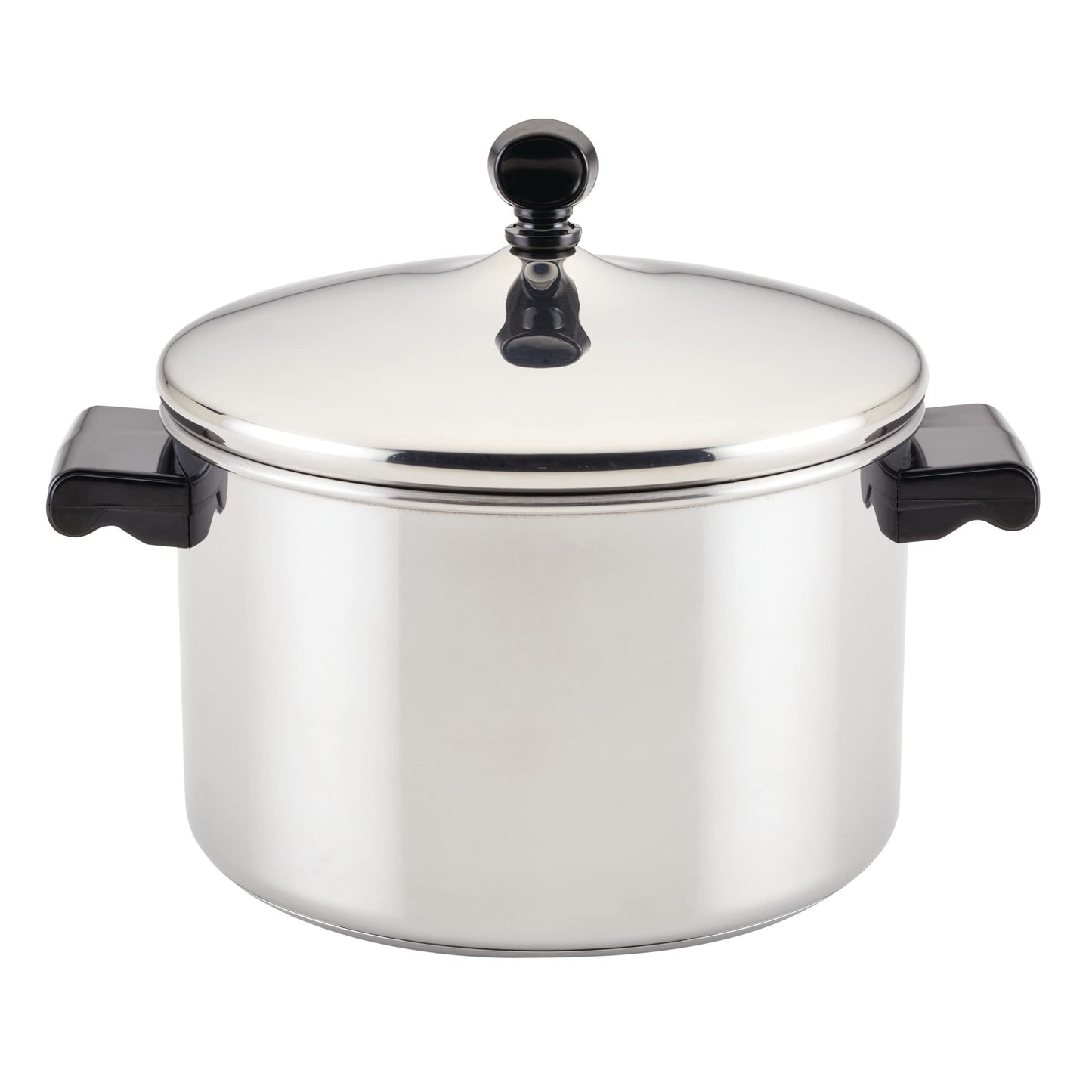 Farberware Classic Series Stainless Steel Sauce Pot with Lid, 4-Quart Cookware, Silver