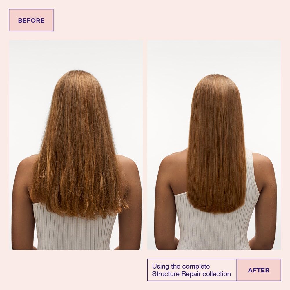 Maria Nila Structure Repair, Hair Mask, 8.5 Fl Oz, For Damaged & Chemically Treated Hair, Algae Extract Rebuilds & Moisturizes, 100% Vegan & Sulfate/Paraben free