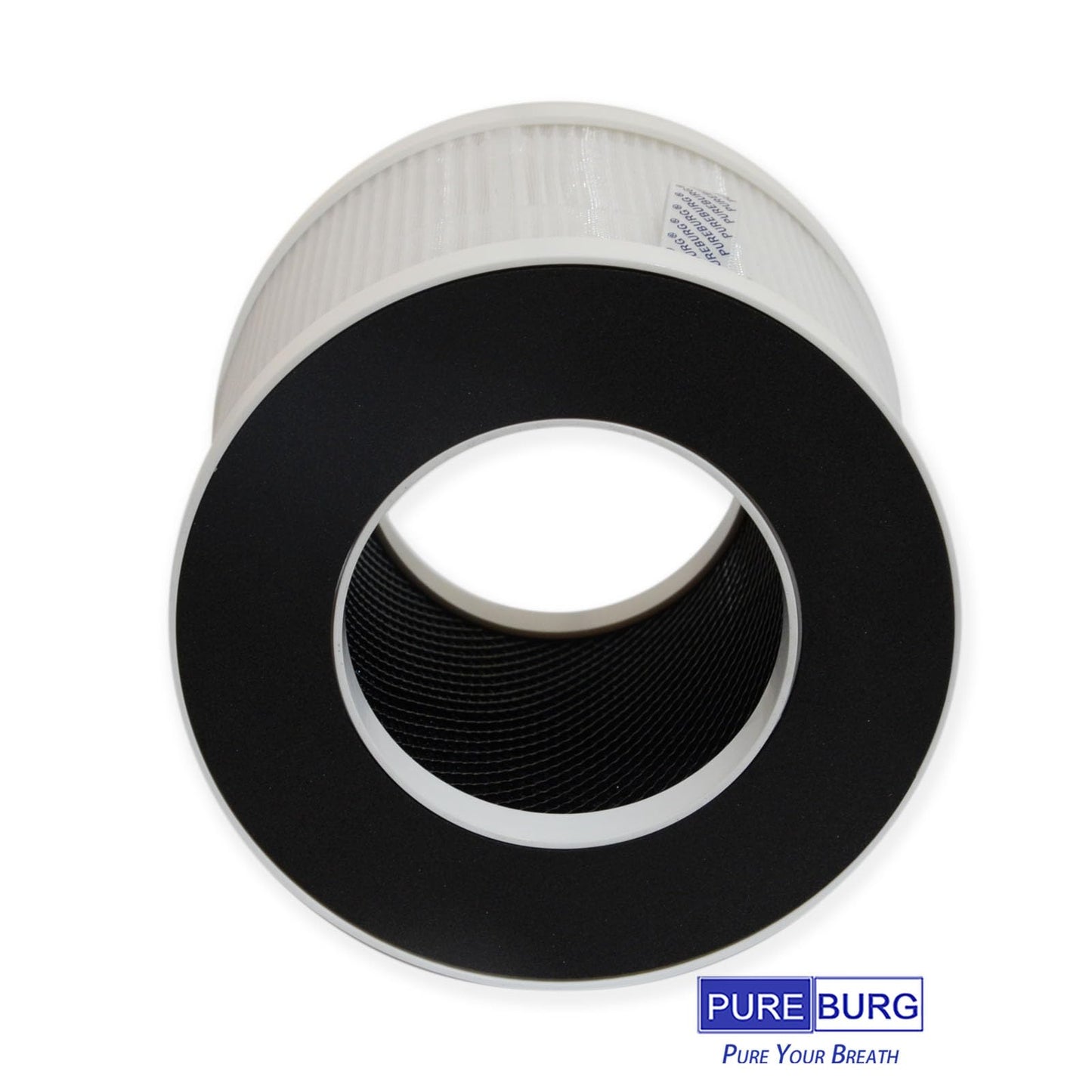 PUREBURG Replacement Filter Compatible with Happi KJ80 My Happi Air Purifier, H13 True HEPA and Activated Carbon Multi-Layer Filtration, Pack of 2