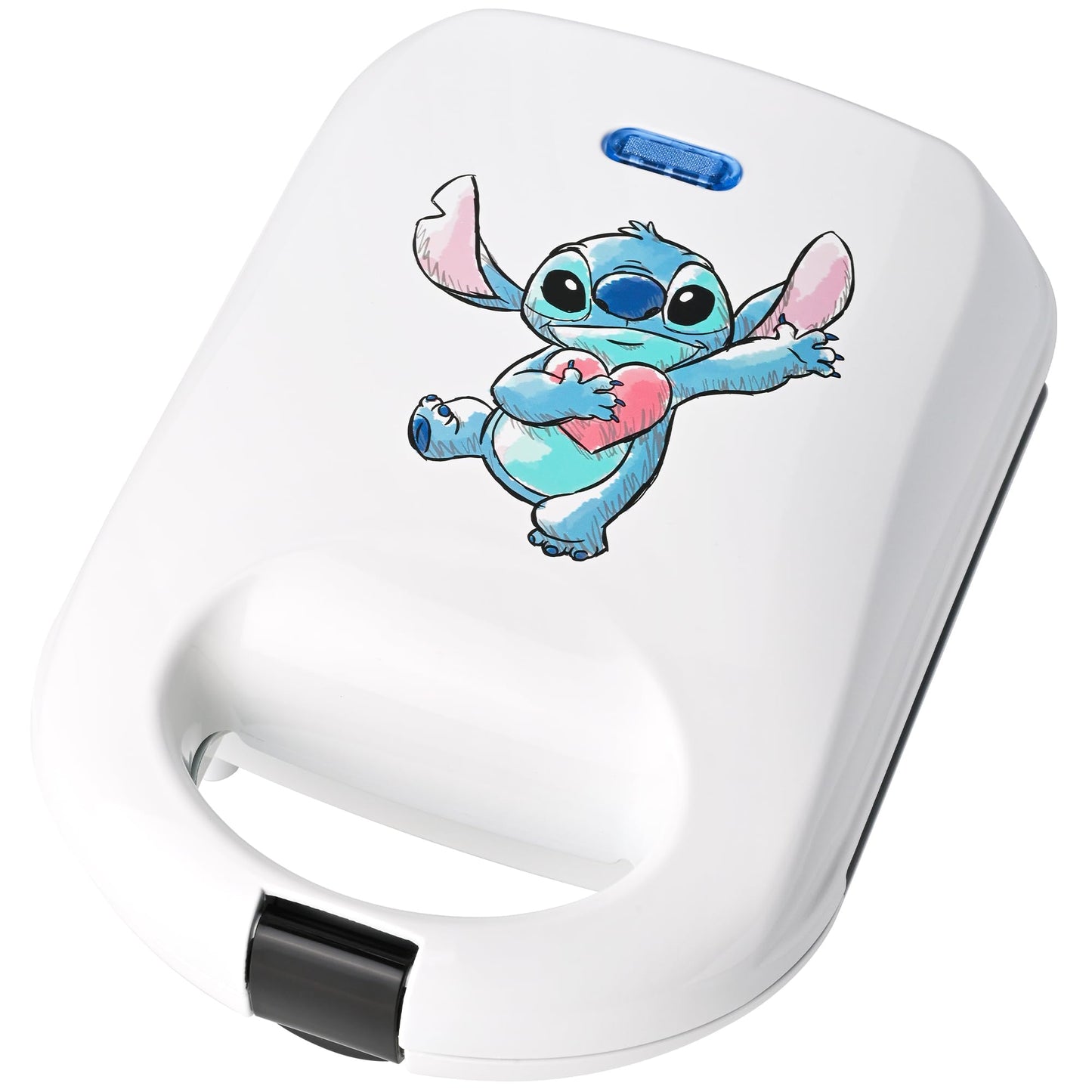 Select Brands Disney Lilo & Stitch Cake Pop Maker - Ceramic Nonstick Cooking Plates - Includes Maker and 25 Sticks - Gifts for Disney Lovers - Makes 4 Stitch Cake Pops