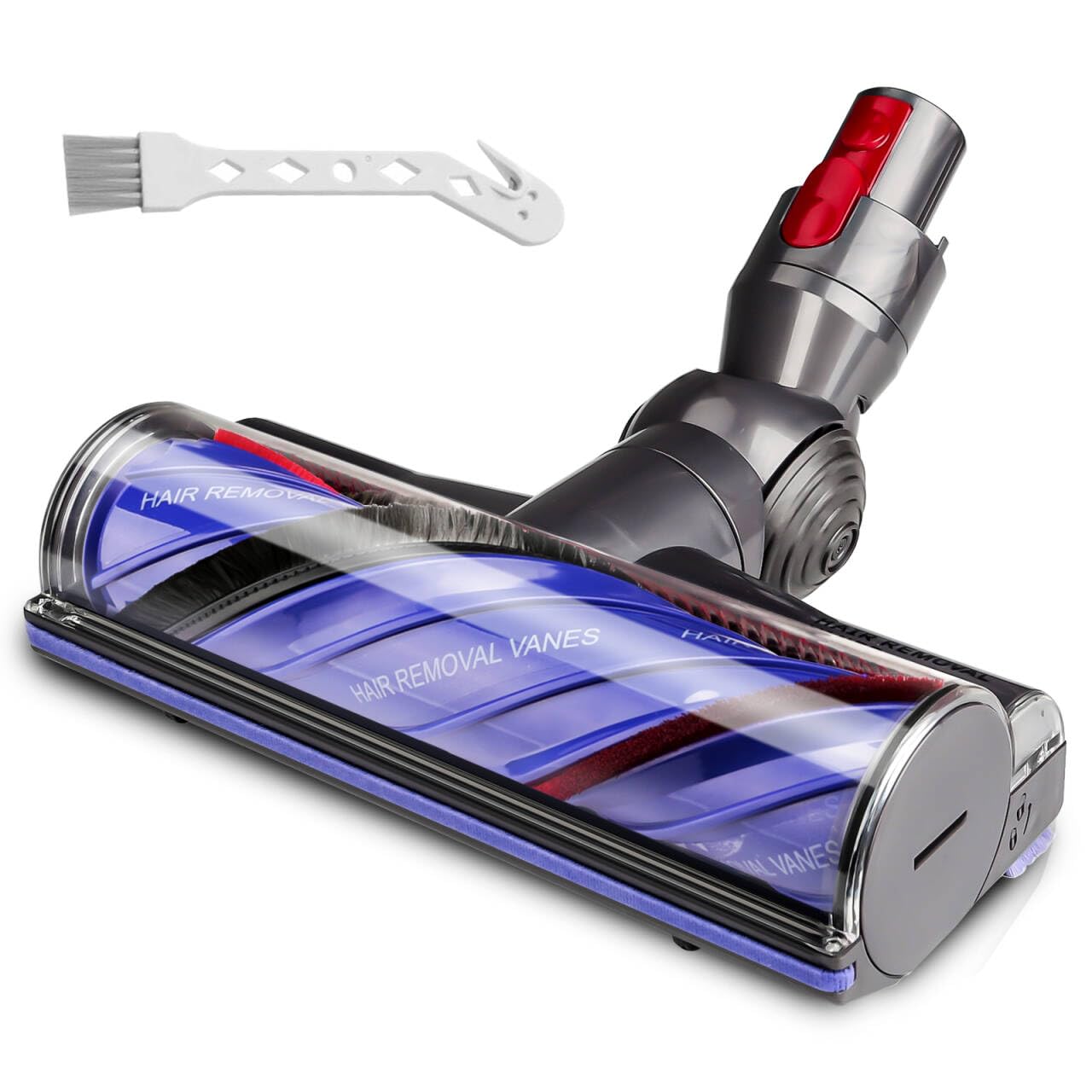 Lemige V8 V11 Vacuum Attachments Head Replacement Parts for Dyson V7 V8 V11 V15 Animal V10 Cyclone Cordless Vacuum Cleaner, Upgrade Anti-Tangle Quick Release Motor-Head Brush Roller with Power Suction
