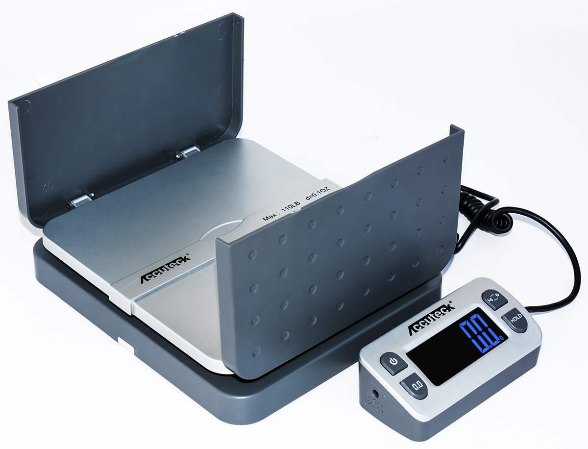 Accuteck ShipPro W-8580 110lbs x 0.1 oz Gray Digital Shipping Postal Scale