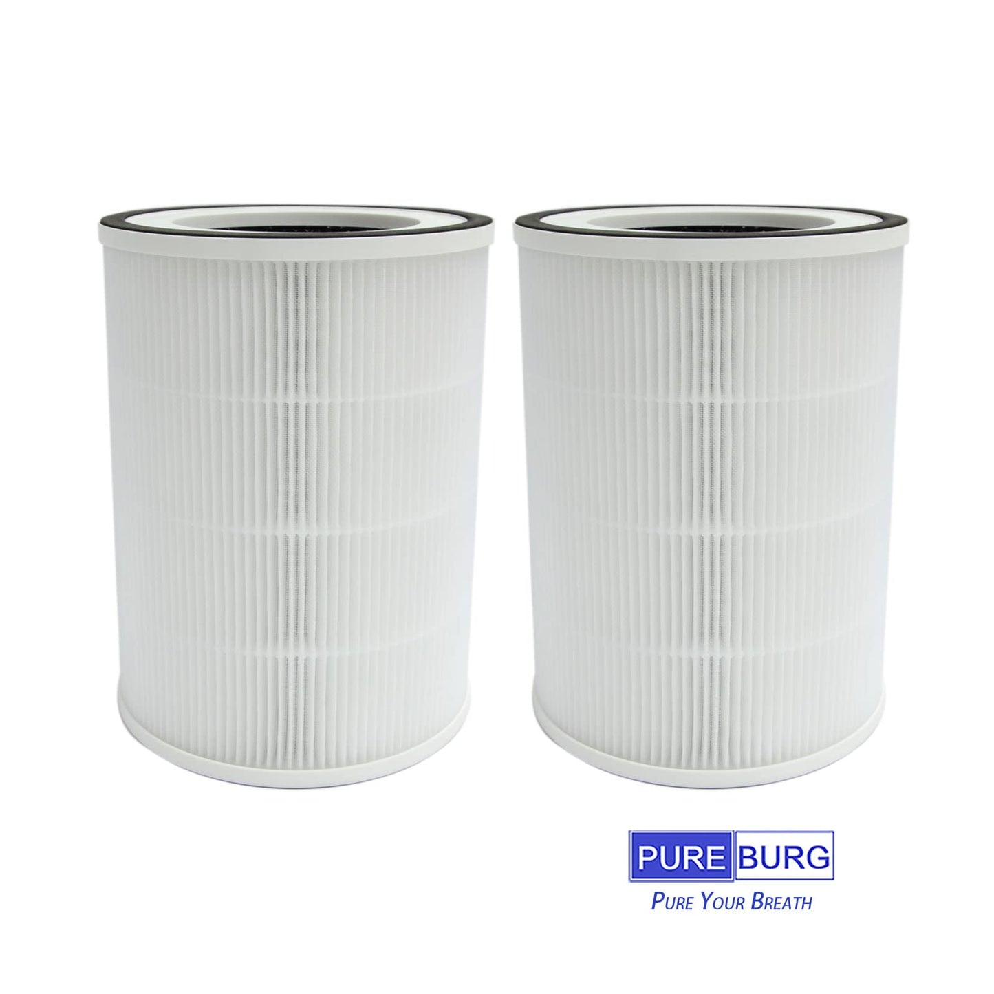 PUREBURG Replacement Filter Compatible with Afloia KILO,KILO PRO, KILO PLUS, MIRO & MIRO PRO,Morento Kilo Kalo Air Purifier & CUCKOO CAC-I0510FW,2-Pack H13 HEPA