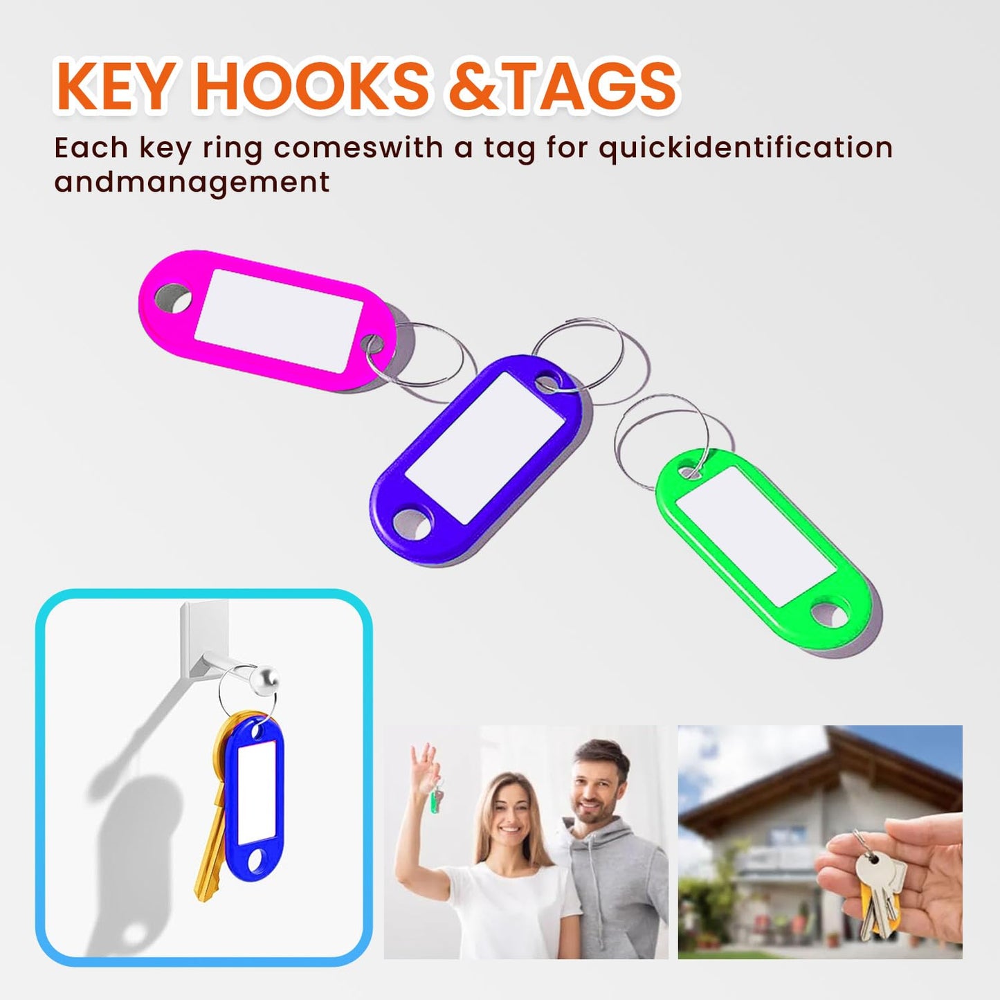 Opastry 138 Position Key Organizer with Combination Lock, Waterproof Fireproof Zippered Key Case, Key Holder Box for Rental Management Real Estate Sales Hotel Executives