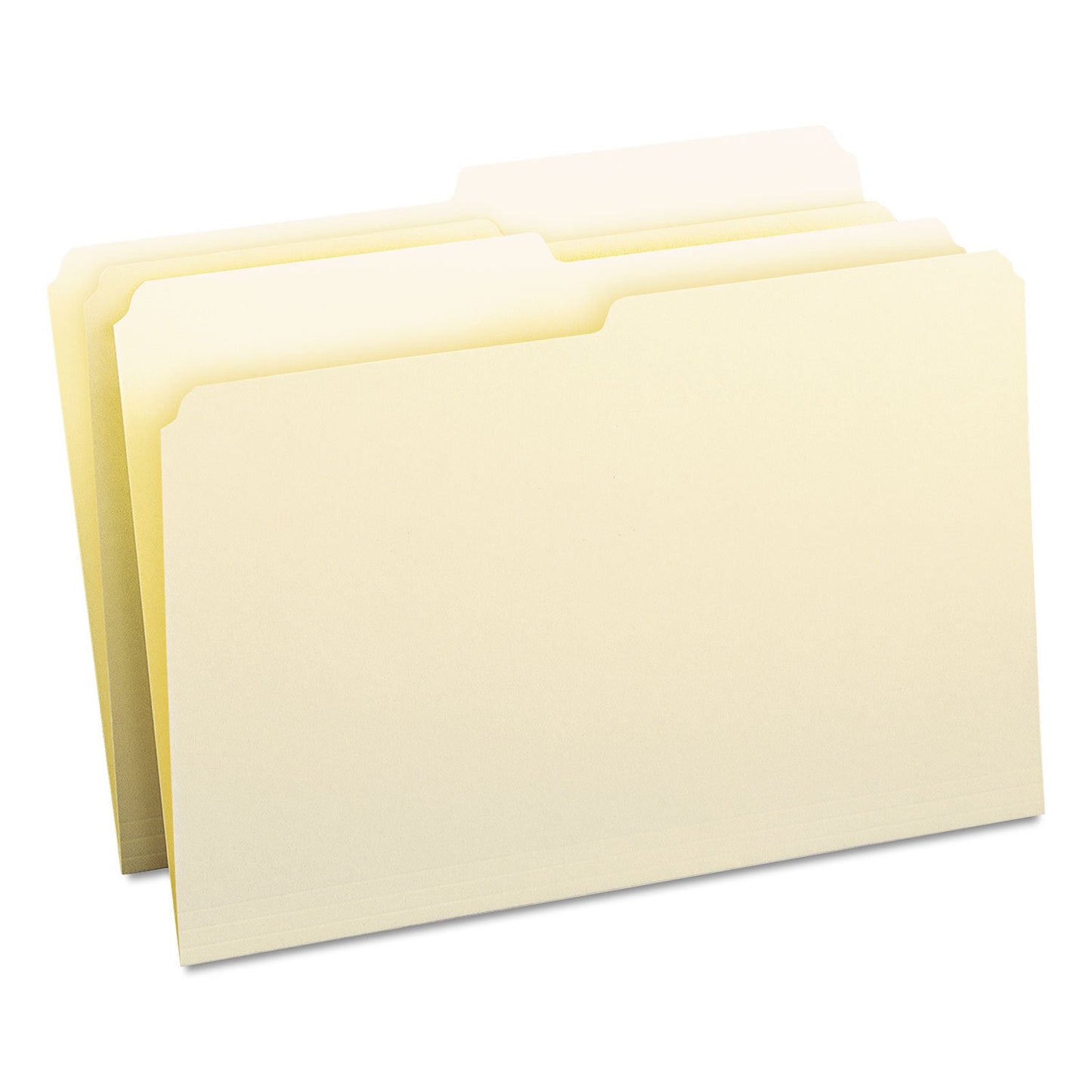 Smead File Folder, 1/2-Cut Tab, Assorted Positions, Legal Size, Manila, 100 per Box (15320)
