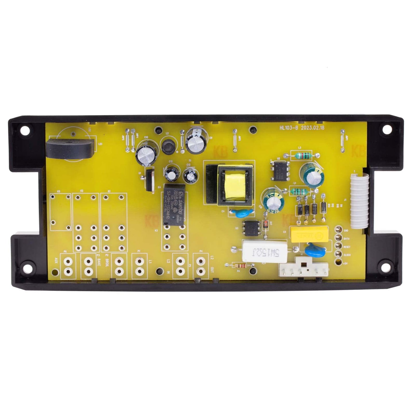 316455410 Range Oven Control Board for Electrolux Kenmore, Gas Range 7 Button Control Board Clock 5304518661 316222800