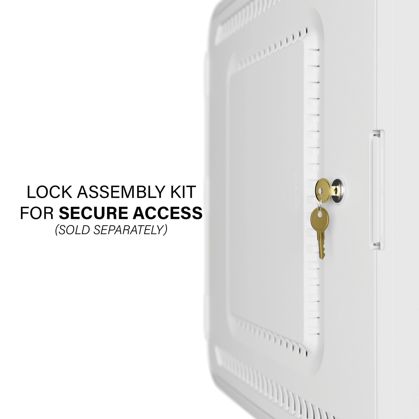 15-Inch Plastic Enclosure with Deep Trim-Ring and Hinged Door