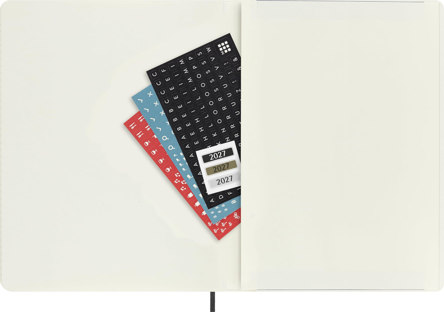 Moleskine Classic 18 Month 2026-2027 Weekly Planner, Soft Cover, XL (7.5" x 10"), Black, 208 pages
