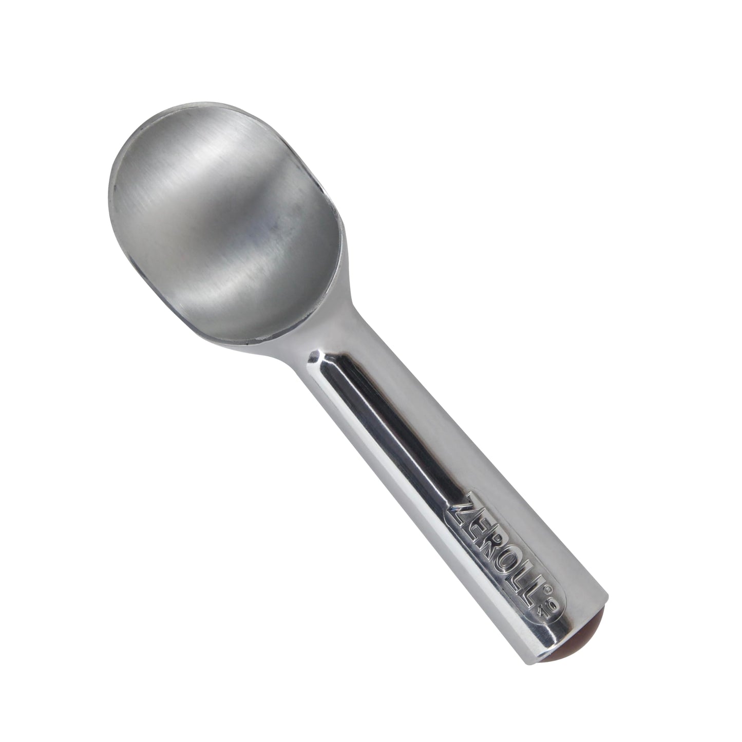 Zeroll, Size 10, in Silver 1010 Original Ice Cream Unique Liquid Filled Heat Conductive Handle Simple One Piece Aluminum Design Easy Release 20 Scoops per, 4-Ounce