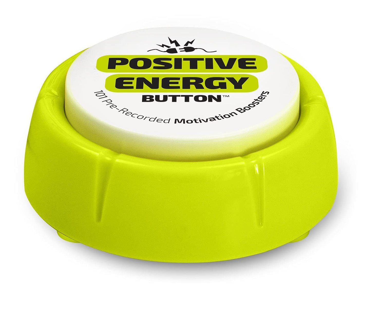 TELL ME A QUOTE Positive Energy Sound Button | Fully Loaded | 101 Pre-Recorded Motivation Boosters | Positive Thinking Easy | Fun Novelty Gag Inspirational Gift | Cool Desk Decor Gadget