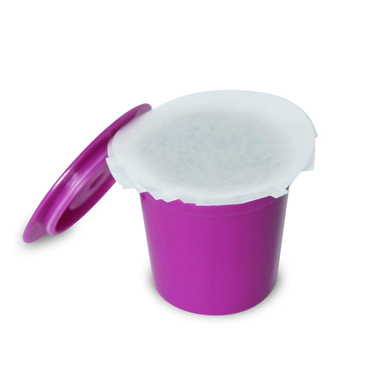 Perfect Pod EZ-Cup Disposable Paper Filters with Patented Lid Design for Reusable Coffee Pods 8-Pack (400 Filters)