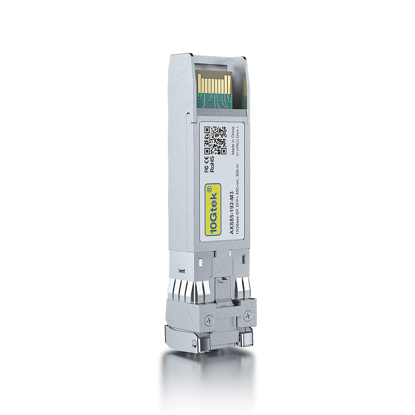 10Gtek 10GBase-SR SFP+ LC Transceiver, 10G 850nm Multimode SFP Module, up to 300 Meters, for Cisco SFP-10G-SR, Meraki MA-SFP-10GB-SR, Ubiquiti UniFi UF-MM-10G, Fortinet, Mikrotik and More, Pack of 4