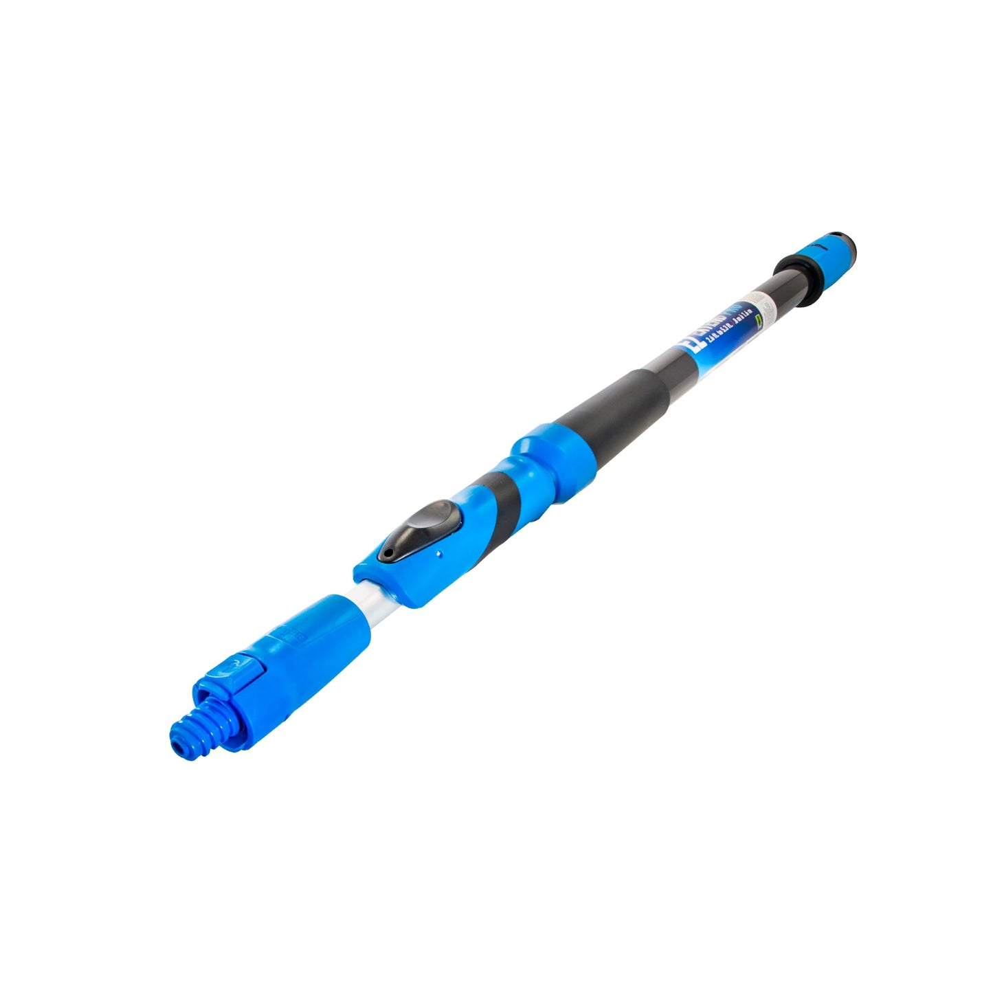 Unger Professional Lock-On EZ Extend Pro Telescopic Pole, Extension 2.6’ to 5.3’, Telescoping Pole for Floor & Surface Cleaning, Use with Lock-On Brushes and Broom Head Cleaning Tools, Indoor/Outdoor