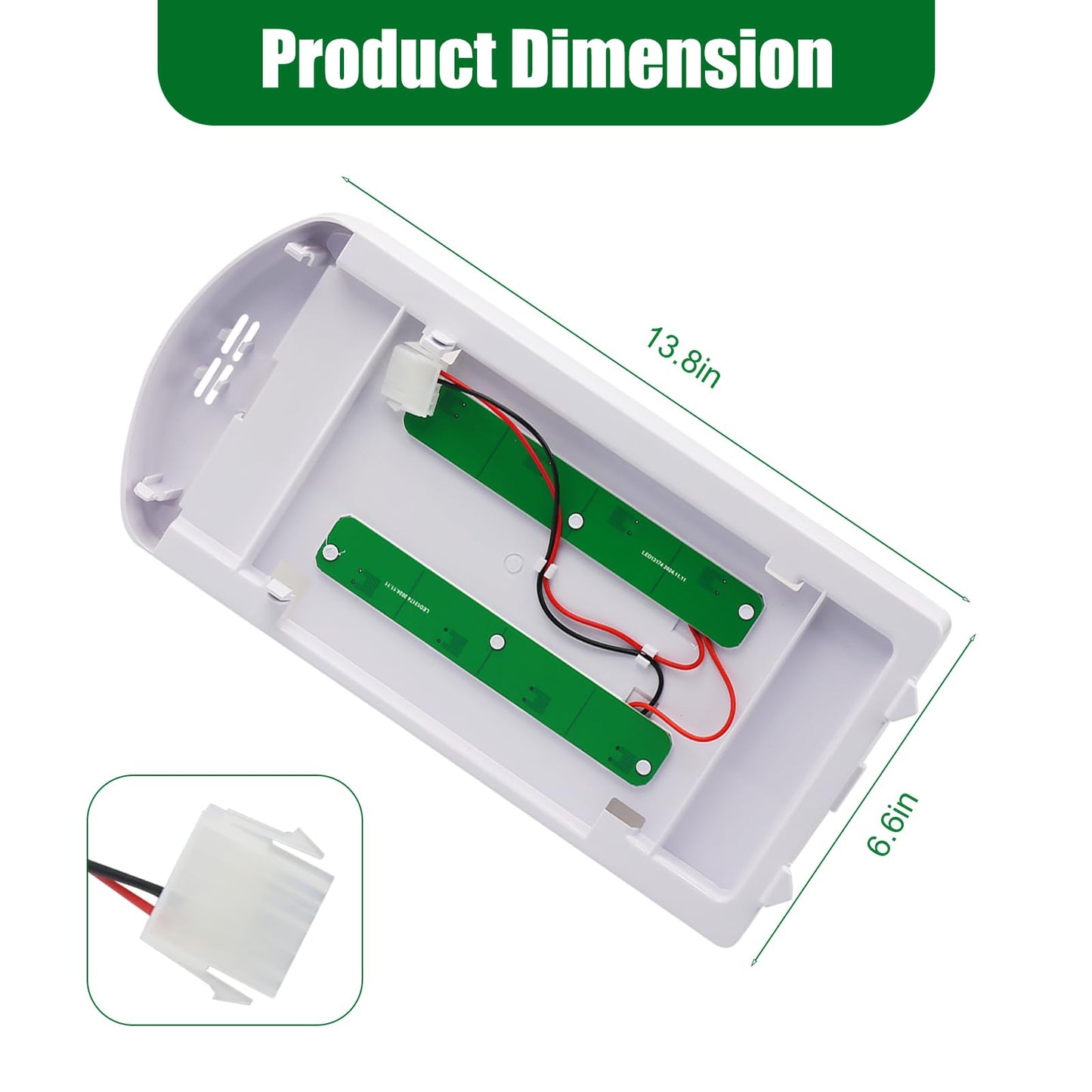 W11527432 Refrigerator Led Light Replacement Fit For Whirlpool Maytag Amana Fridge Light Module Replacement W11101384 W11333374 W11387579 W11042554 WRX735SDHZ02 WRX735SDHZ03 Light