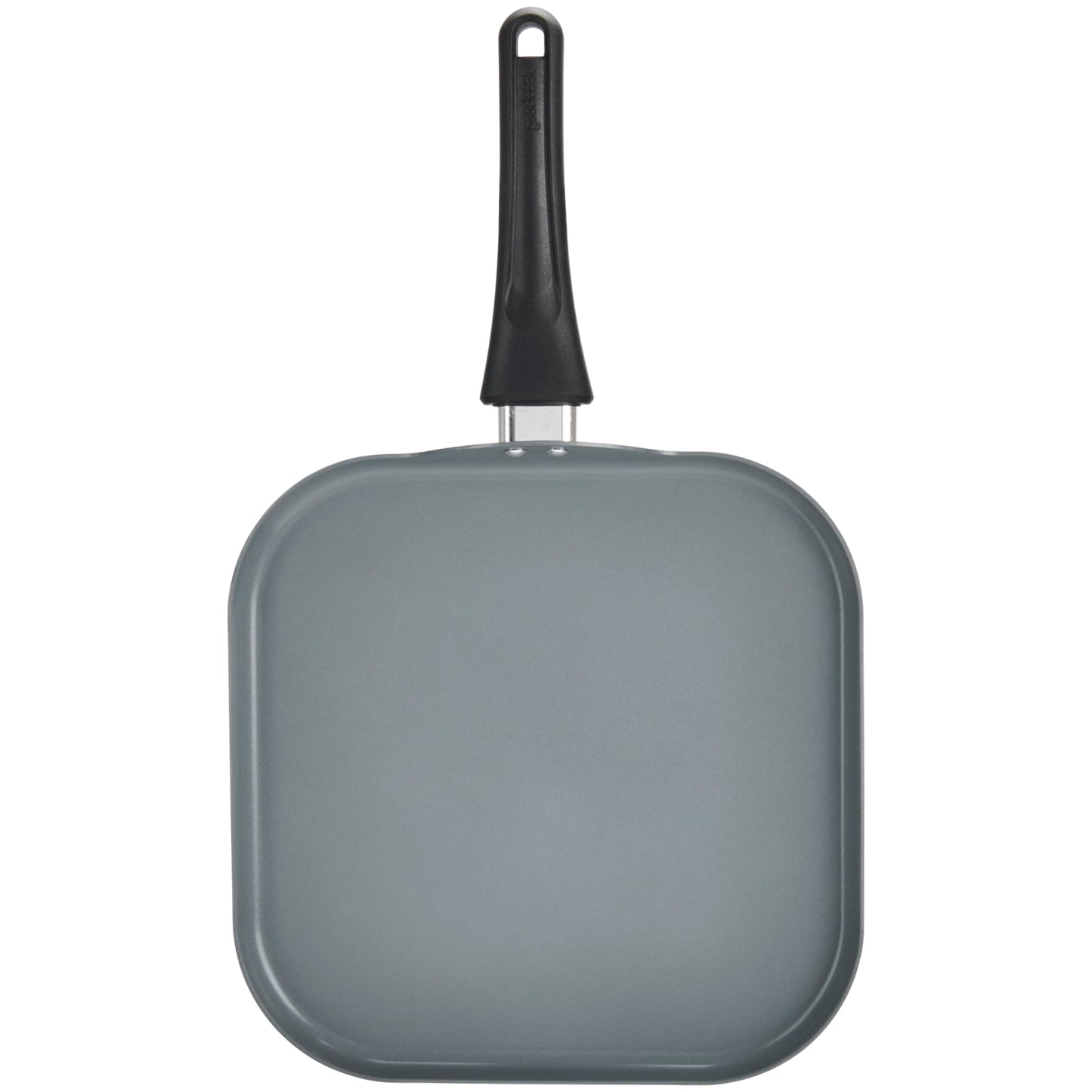 GoodCook Everyday Griddle Pan Ceramic Nonstick Aluminum Construction for Even Heating Non-Toxic PTFE & PFOA Free, 11-Inch, Black