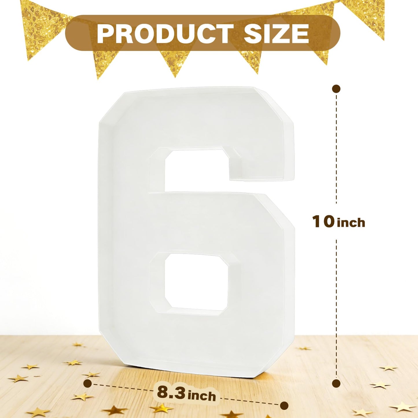 2026 Graduation Decorations 2026 Cardboard Numbers Charcuterie Board Box 10" Fillable Paper Tray for Grad Centerpieces Party Table Supplies Display Candy Snack Tray for New Year Birthday Celebration