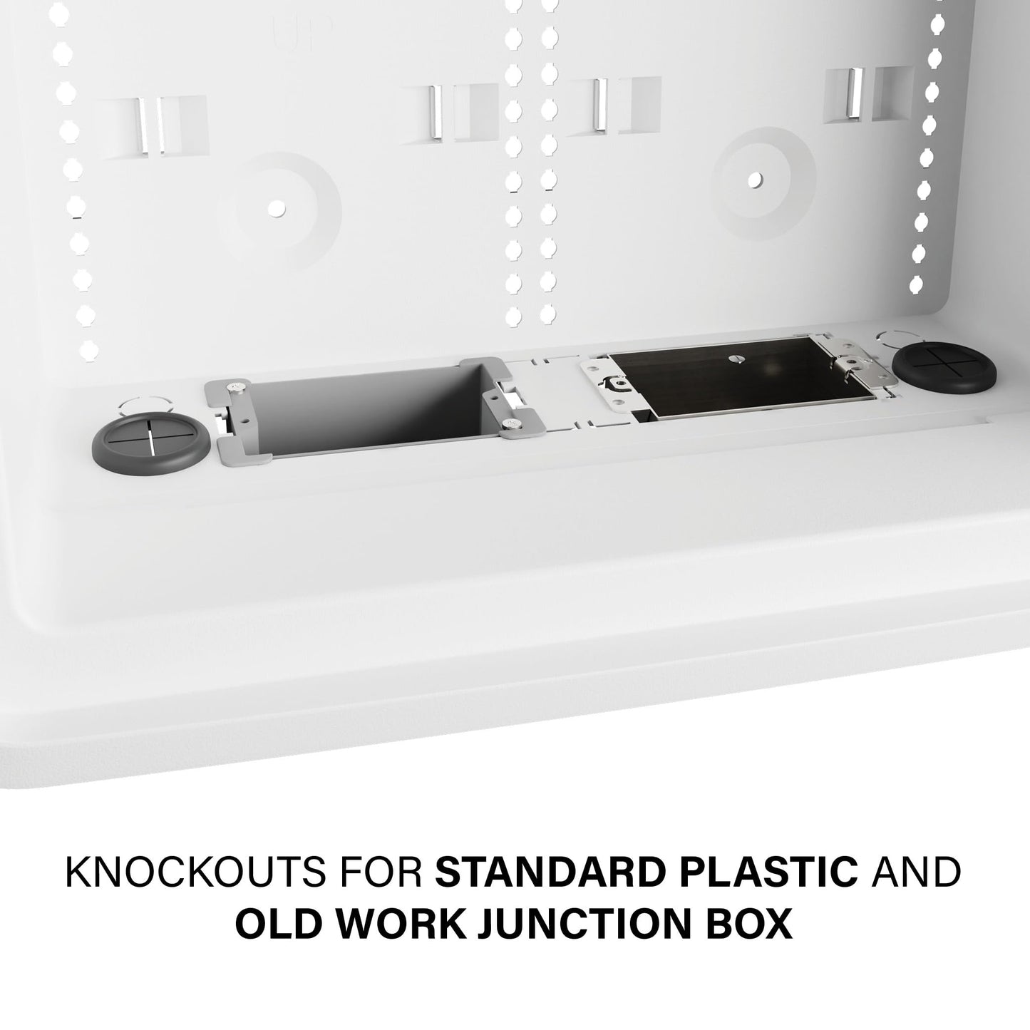 15-Inch Plastic Enclosure with Deep Trim-Ring and Hinged Door