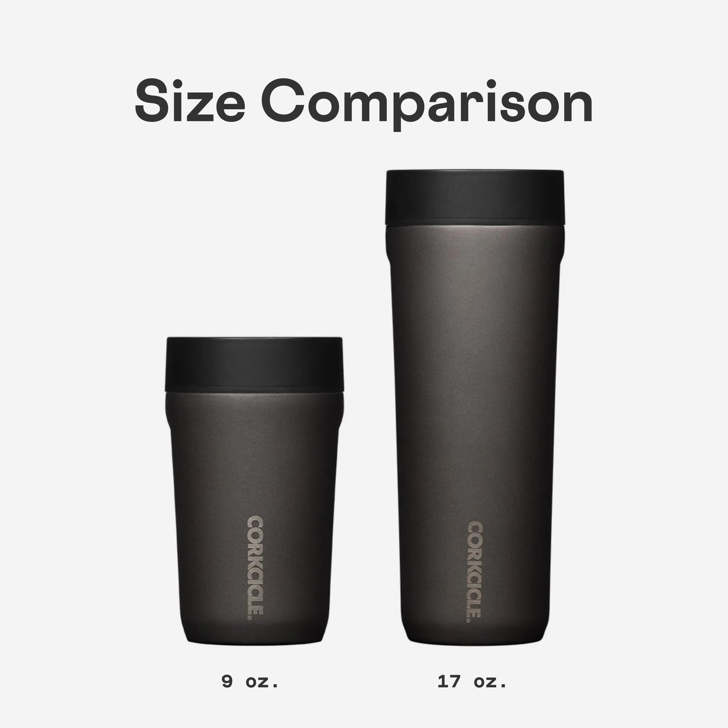 Corkcicle Commuter Cup Travel Mug - Insulated Coffee Mug with Lid - Keeps Drinks Cold 18 Hours - 360° Spill-Proof Sip Lid - Holiday Gift - Great for Gifting Warmth - 17 oz - Champagne Dreams