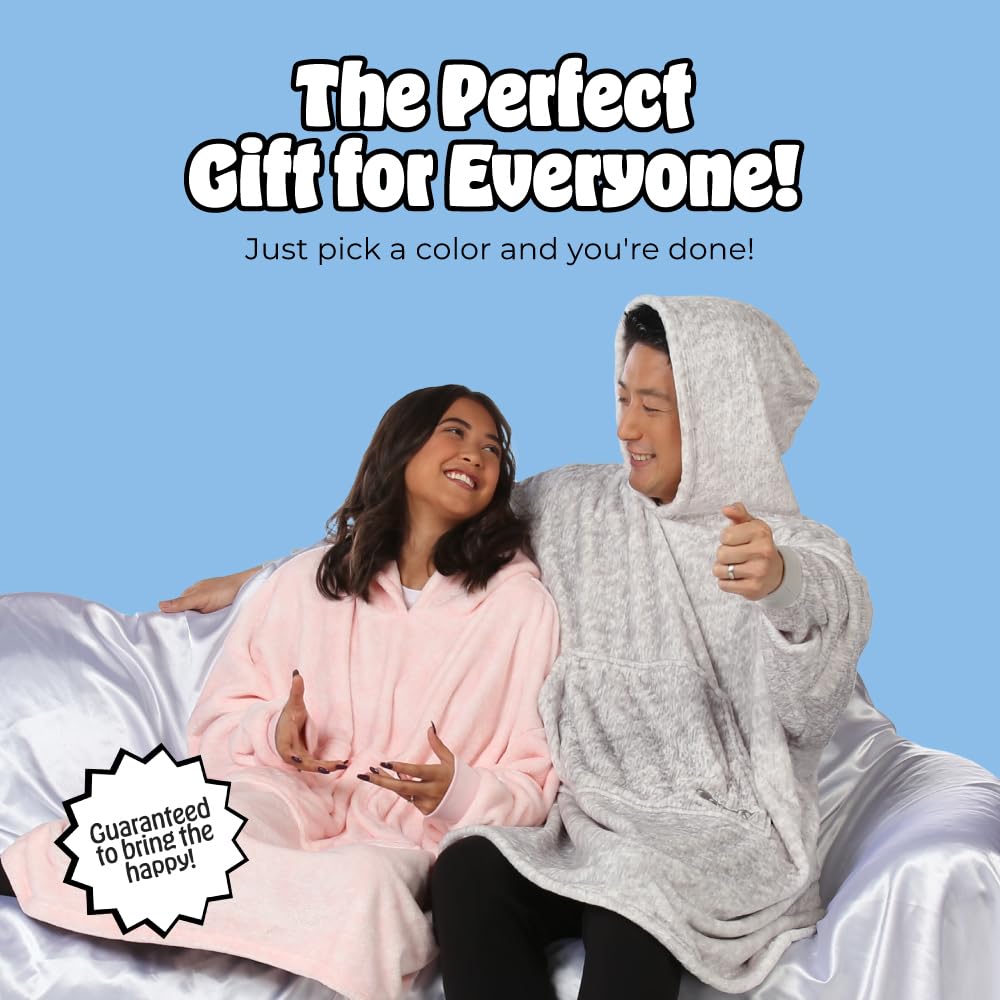 THE COMFY Dream | Oversized Light Microfiber Wearable Blanket, One Size Fits All, Seen on Shark Tank
