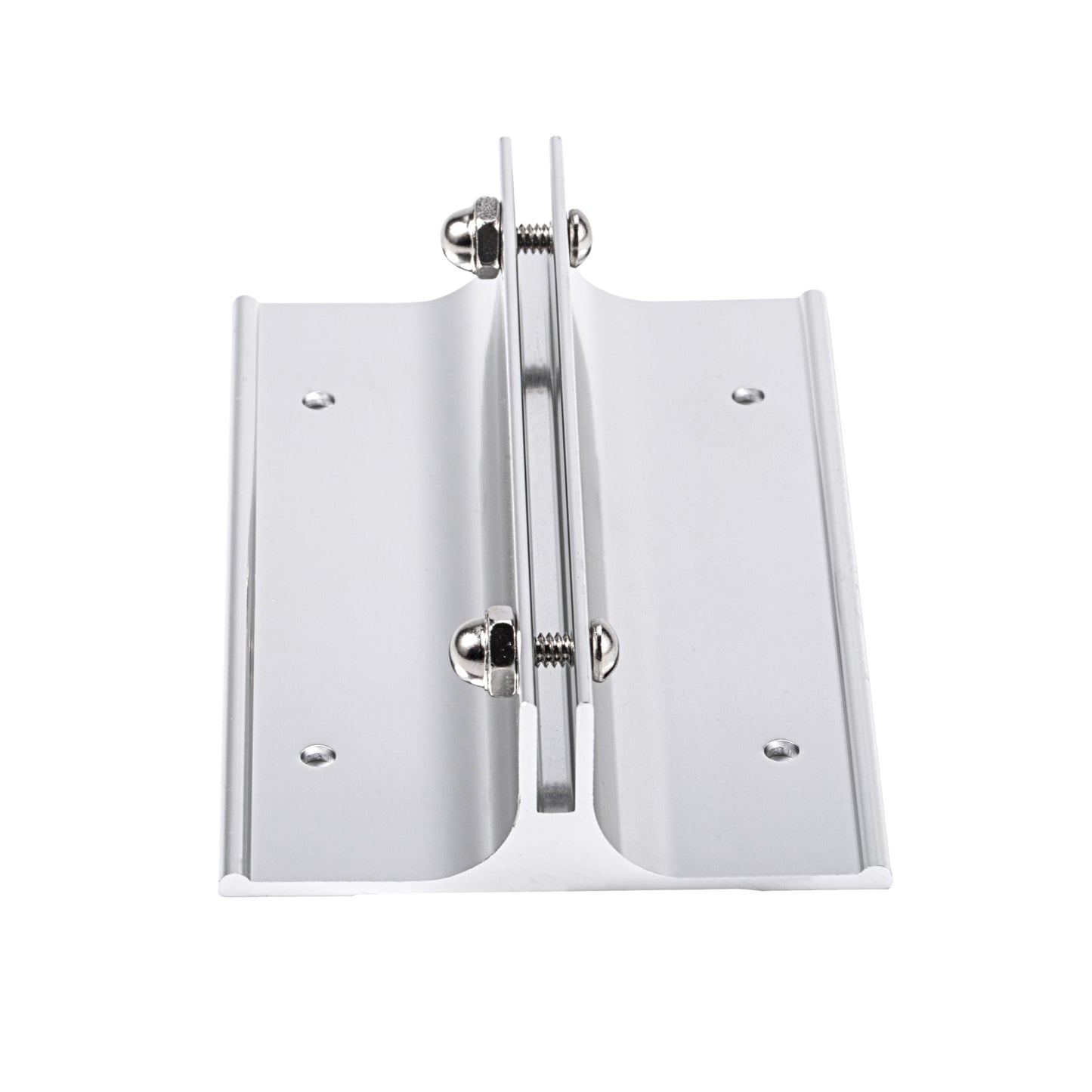 SINKAA Aluminum Corridor Sign Holder, 10 Pack Direct Sign Mount Bracket, Design for Restroom, Conference Room Classic Silver Signs - 4" Length, 1/8" Substrate - Easy to Install