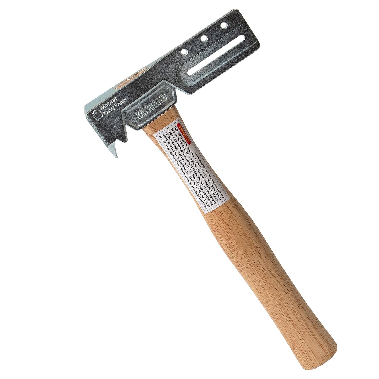 Magnetic Roofing Hatchet with Nail Claw & Sliding Gauge – Durable Roofing Hammer Tool for Repairs and Installation