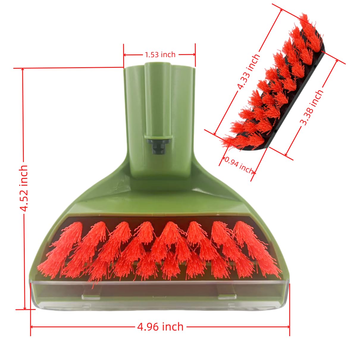 Little Green Machine Brush Replacement Parts for Bissell 1400B 4075 3353 3194 2458 3588F 1986 1425 1400 3in/5.3in Clean Brushes, Hose Clean Tools, Crevice Brushes Tough Stain Brush Tool Attachments