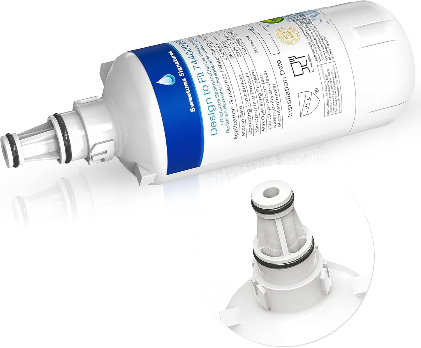 7440000 Replacement for Liebherr 7440000 744000200 7440002 7440011 Refrigerator Water Filters (2 Pack)