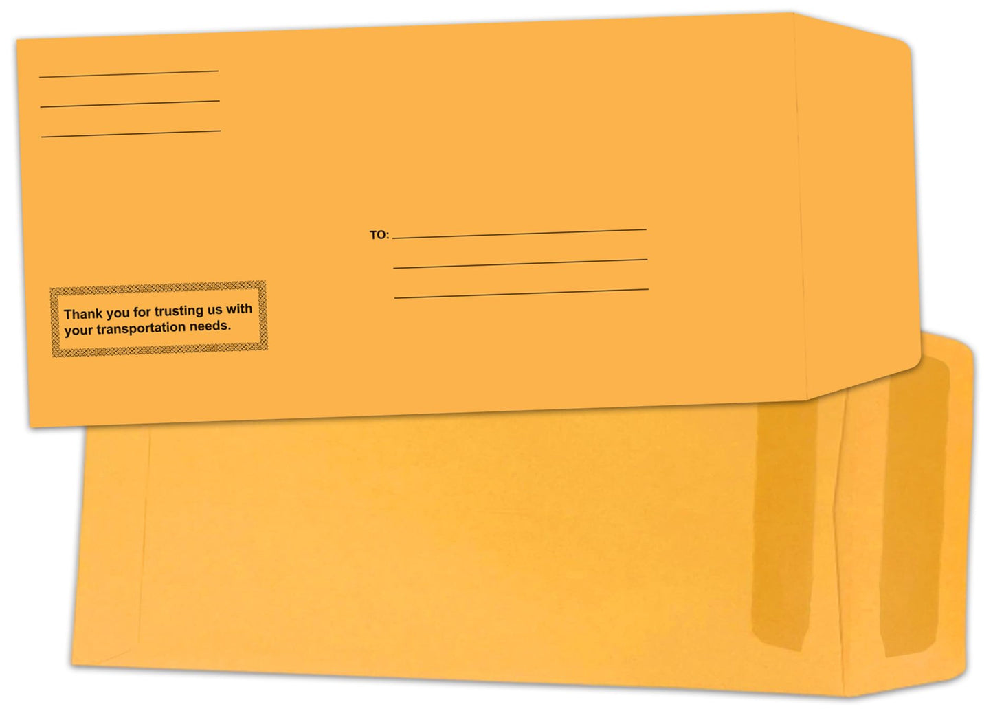 Pre-Printed License Plate Envelopes - Self Seal - (100 per Box)