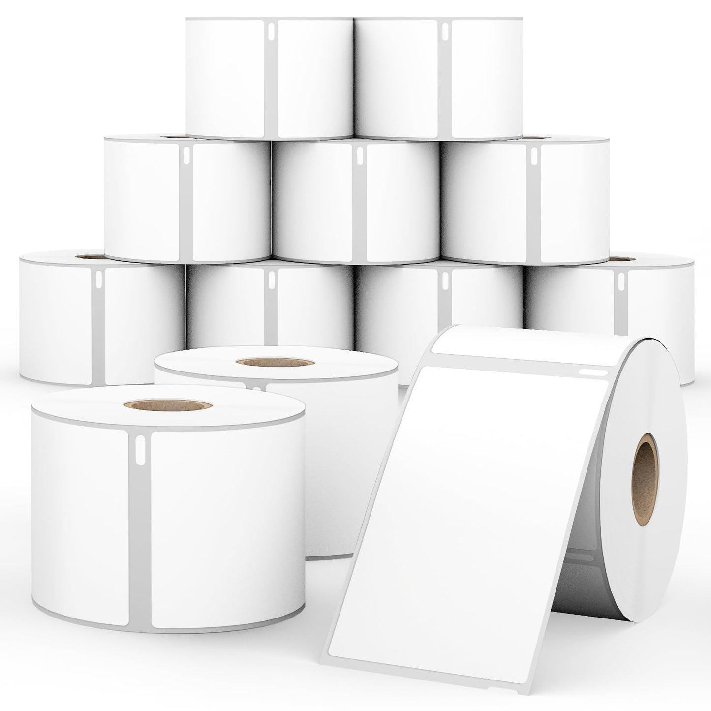 StickerTag 12 Rolls Replacement for DYMO 30256 (2-5/16" x 4") Shipping Labels, Direct Thermal Labels Perforated Compatible with DYMO Labelwriter 450, 450 Turbo, 4XL, Rollo & Zebra Desktop Printers