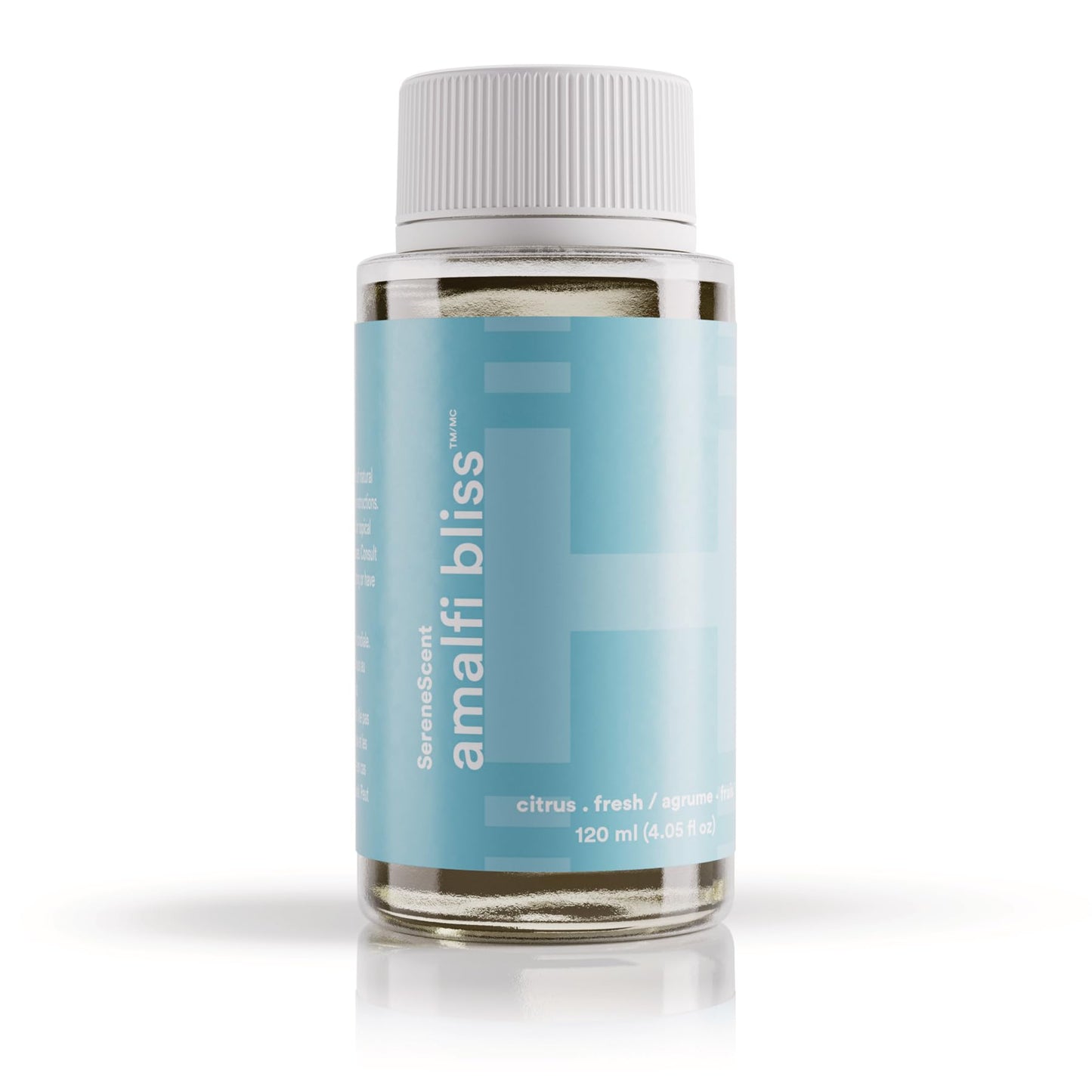 Homedics SereneScent Waterless Diffuser Oil Refill — Amalfi Bliss (120ml). Clean, Safe, Fresh & Floral Home Fragrance. Compatible with SereneScent Diffusers. Easy Twist Plug & Play.
