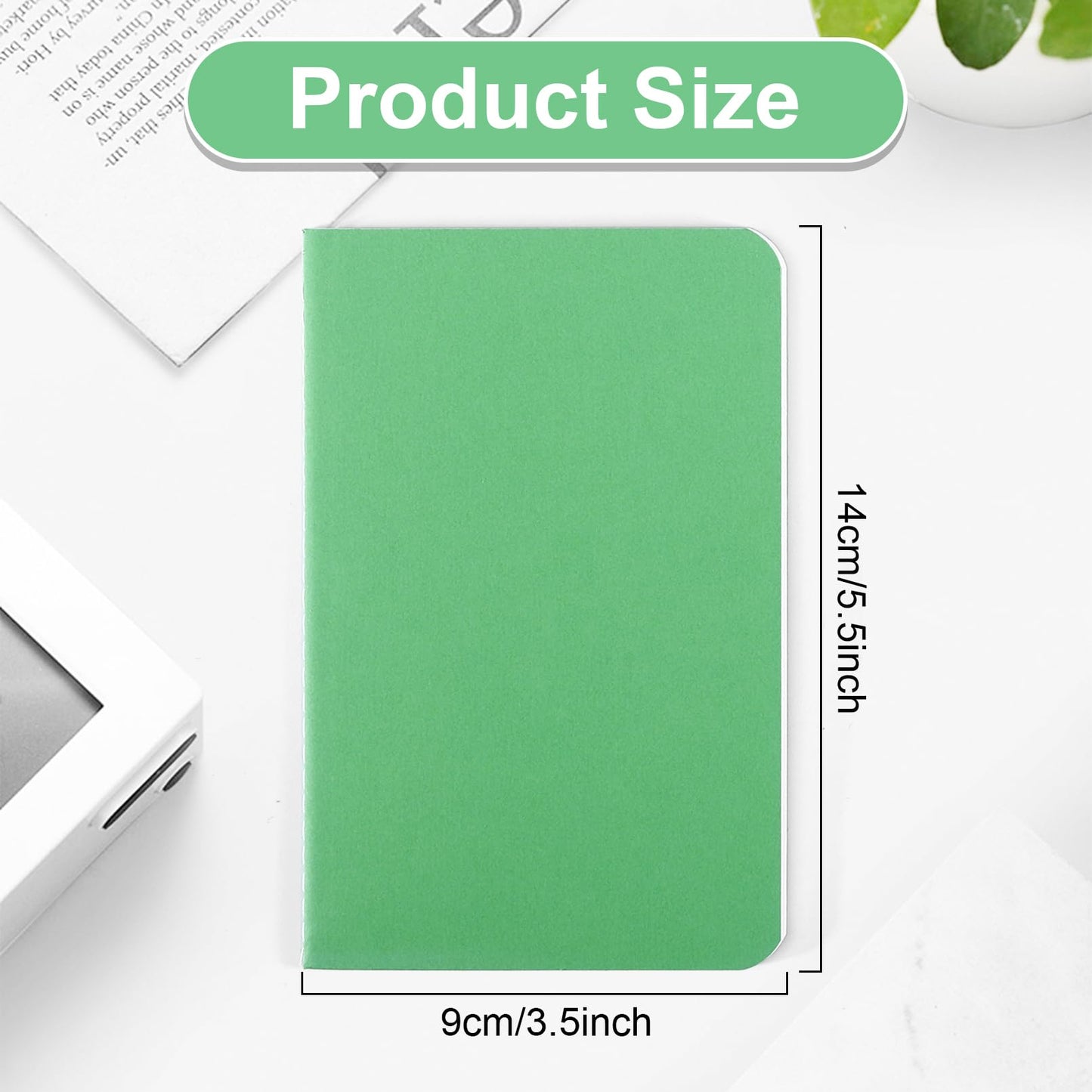 Bgtecho 120 Pack Notebooks Bulk, 3.5 x 5.5 In Mini Pocket Notepads, Colorful Cover Notebooks, Portable Small Lined Notepad, Mini Journals for Home Office Travel Gift, 12 Colors, 30 Sheets/60 Pages
