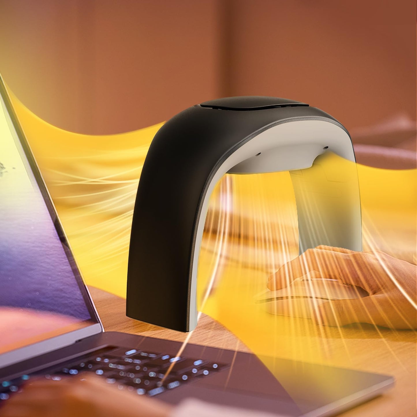 nediea Mouse Pad Hand Warmer, 110V 100W Mouse Pad Hand Warmer, Foldable Electric Warming Heater for Office Desk, Gaming Desk Warmer Accessories (Black)