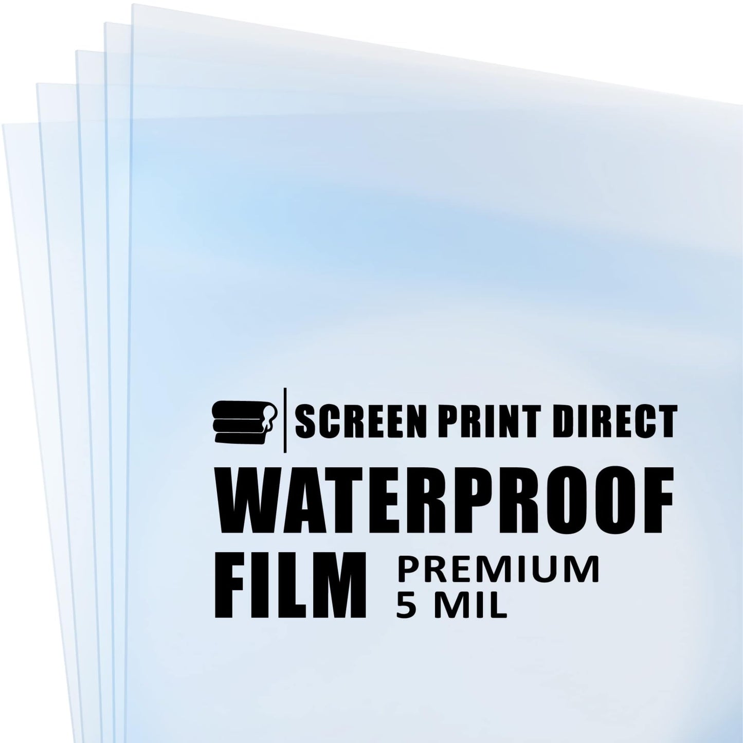 Screen Print Direct® Waterproof Inkjet Film Sheets (11" x 17" - 100 Sheets) - Transparency Film for Silk Screen Printing, Inkjet Film Sheets for Screen Printers - Screen Printing Supplies