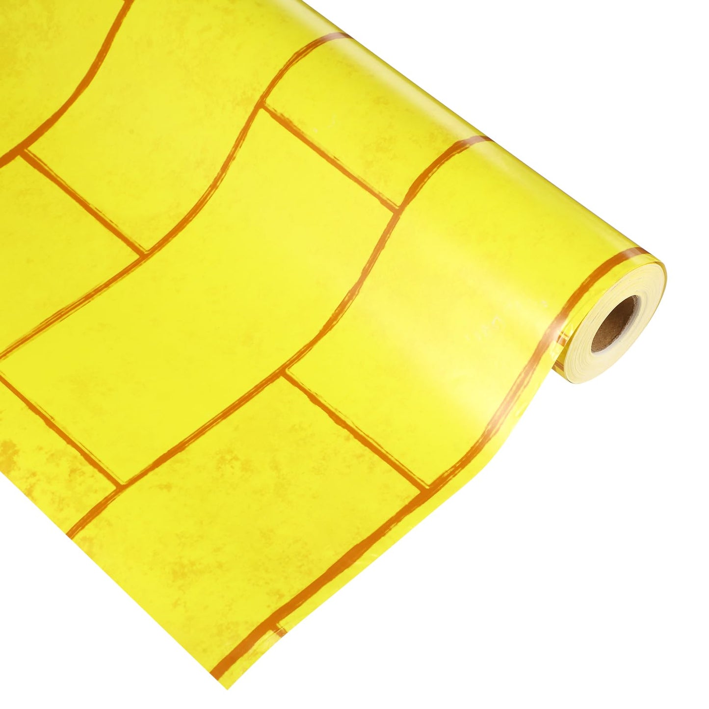 Tenceur Bulletin Board Paper 24 Inch x 100ft Fade Resistant Paper Roll for Classroom Decor (Yellow Brick)