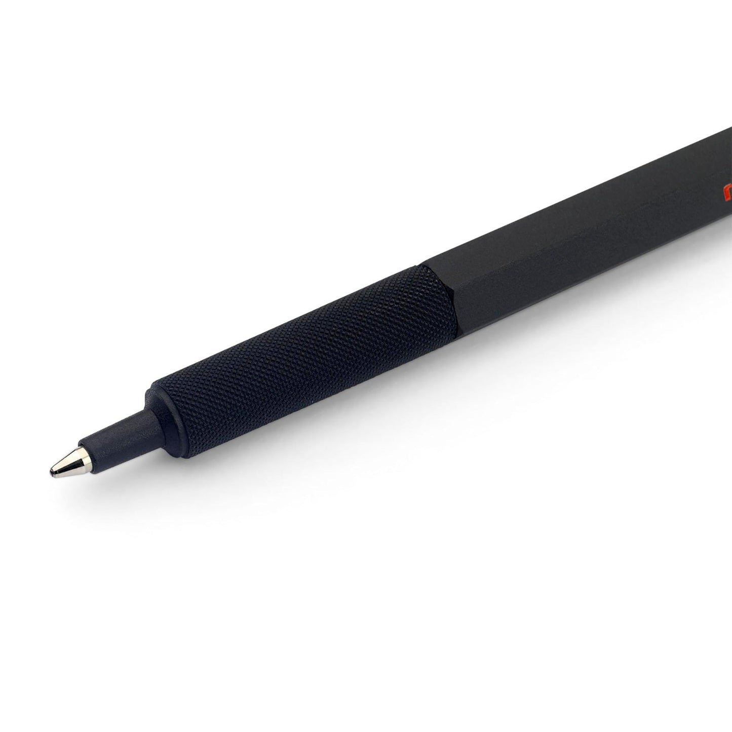 rOtring 600 Ballpoint Pen, Medium Point, Black Ink, Black Barrel, Refillable - Smooth Writing, Non-Slip Grip