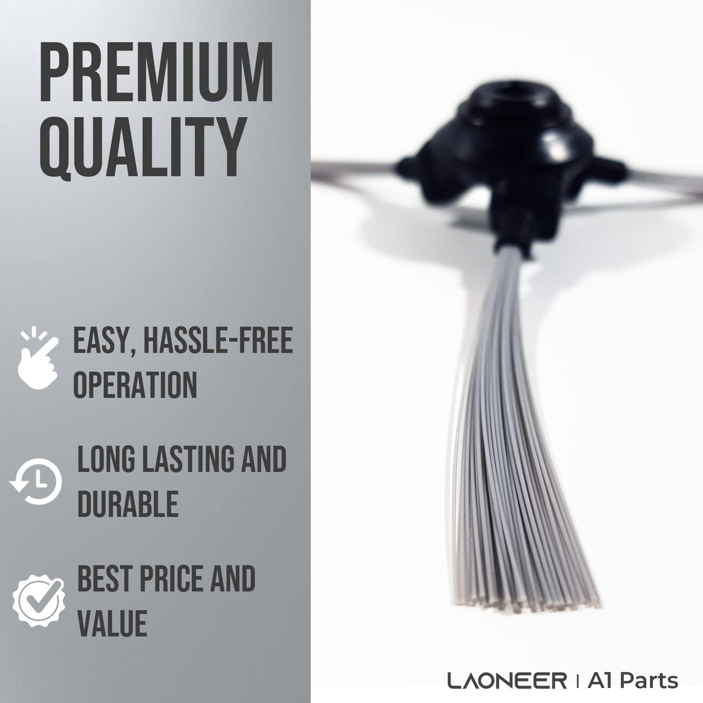 Laoneer (OEM) A1PartsPro for Samsung JetBot/Jet Bot + / VR30T85513W / VR30T80313W Vacuum Spinning Corner Side Brush Replacement Accessories