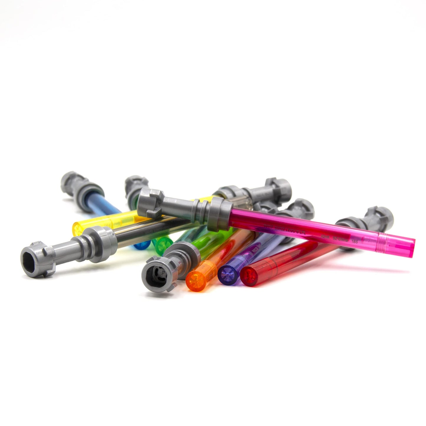 IQ LEGO Star Wars Lightsaber Gel Pen 10 Pack (53116) - Rainbow of 10 Colors, Refillable Pens for Teens and Adults, Ideal Star Wars Teacher Gifts and Office Supplies for Desk