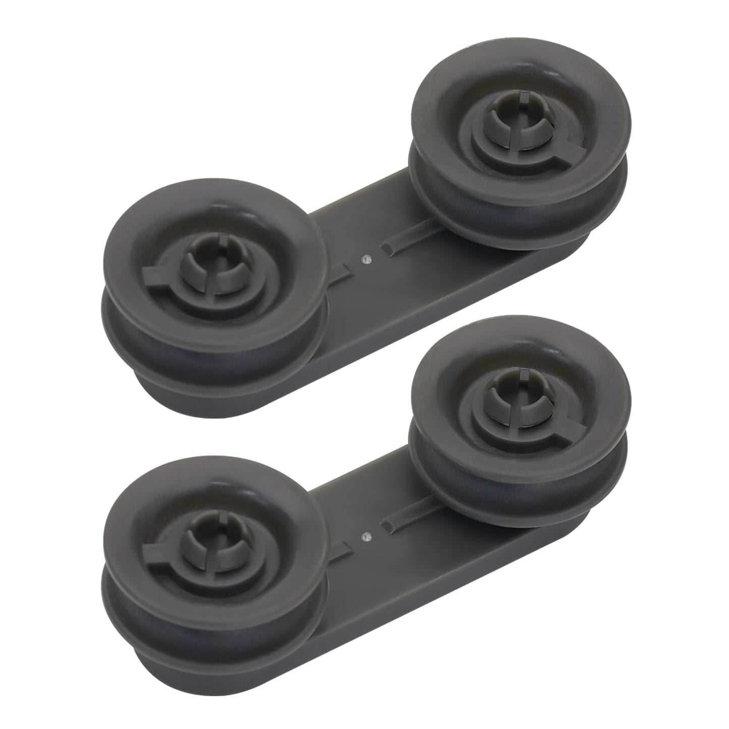 W10078083 WPW10078083 AP6014875 Dishwasher Dishrack Wheel Compatible with Whirlpool Wheel and Bracket Assembly 1446833, PS11748145 (2PACK)