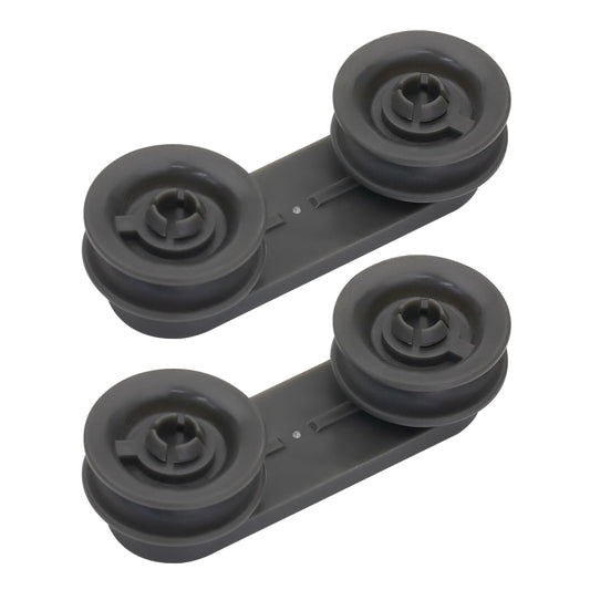 W10078083 WPW10078083 AP6014875 Dishwasher Dishrack Wheel Compatible with Whirlpool Wheel and Bracket Assembly 1446833, PS11748145 (2PACK)